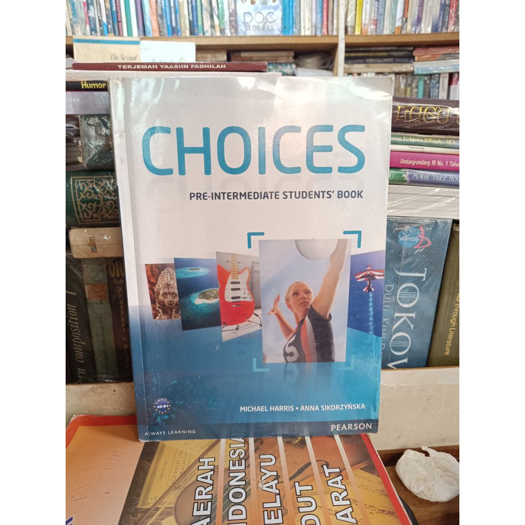 choices. pre-intermediate students book. Pearson. bekas