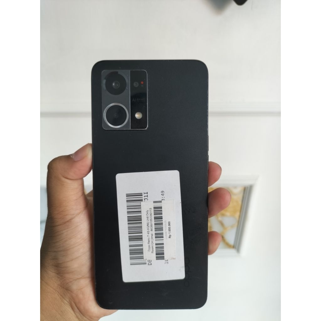Oppo Reno 7 4G RAM 8/256|Unit Only|Resmi ORI|Second|No Minus Mulus|