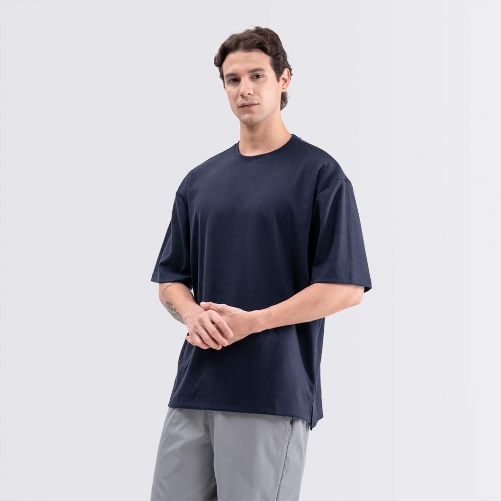 Livehaf - Boxy Ease Tee Navy