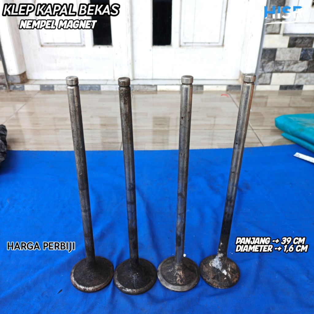 Baja Klep kapal bekas panjang 39 cm harga perbiji bahan pembuatan perbilahan baja berkualitas