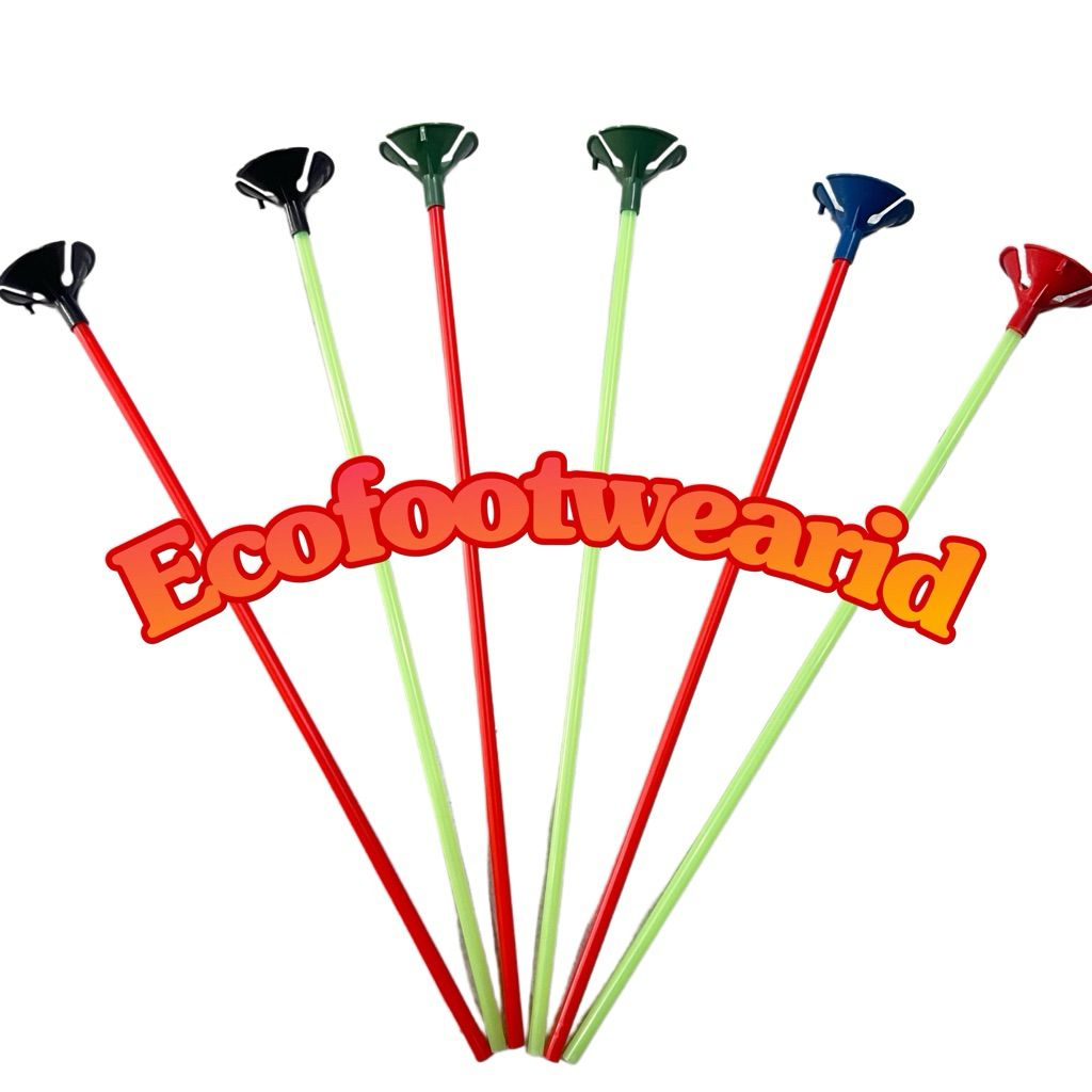 Tangkai Balon Latex + Holder PER PCS Panjang 40cm ulang tahun tangkai balon ultah ecofootwear.id
