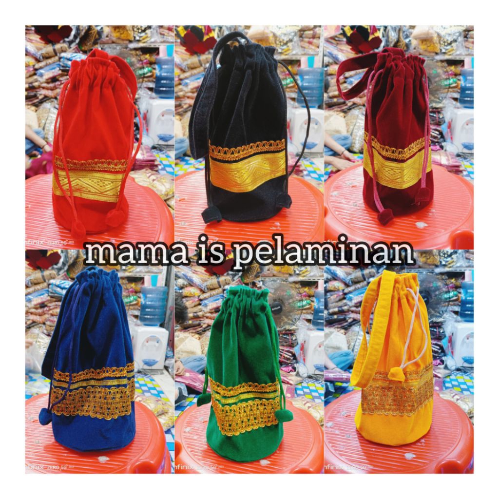 uncang/kampia siriah bludru.