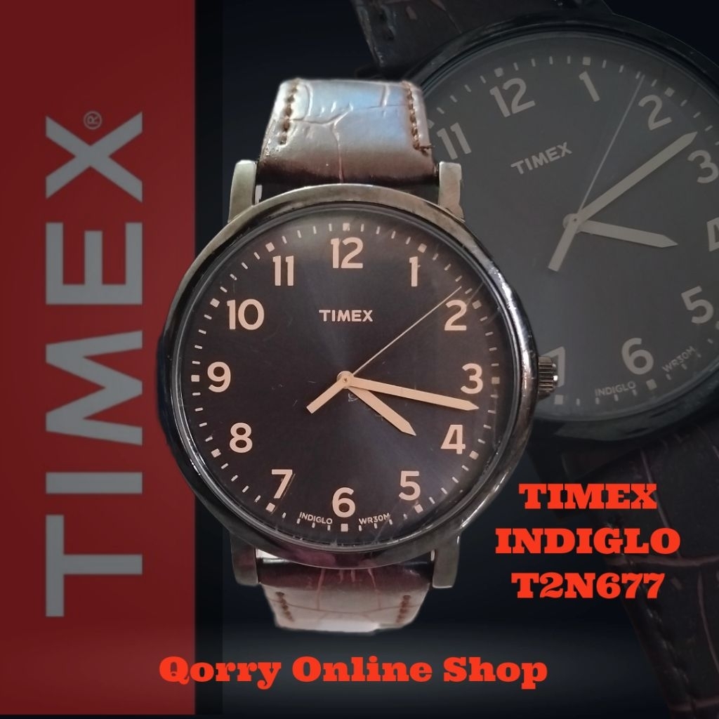 Jam Tangan Pria Timex Indiglo T2N677 Original // Preloved Watches