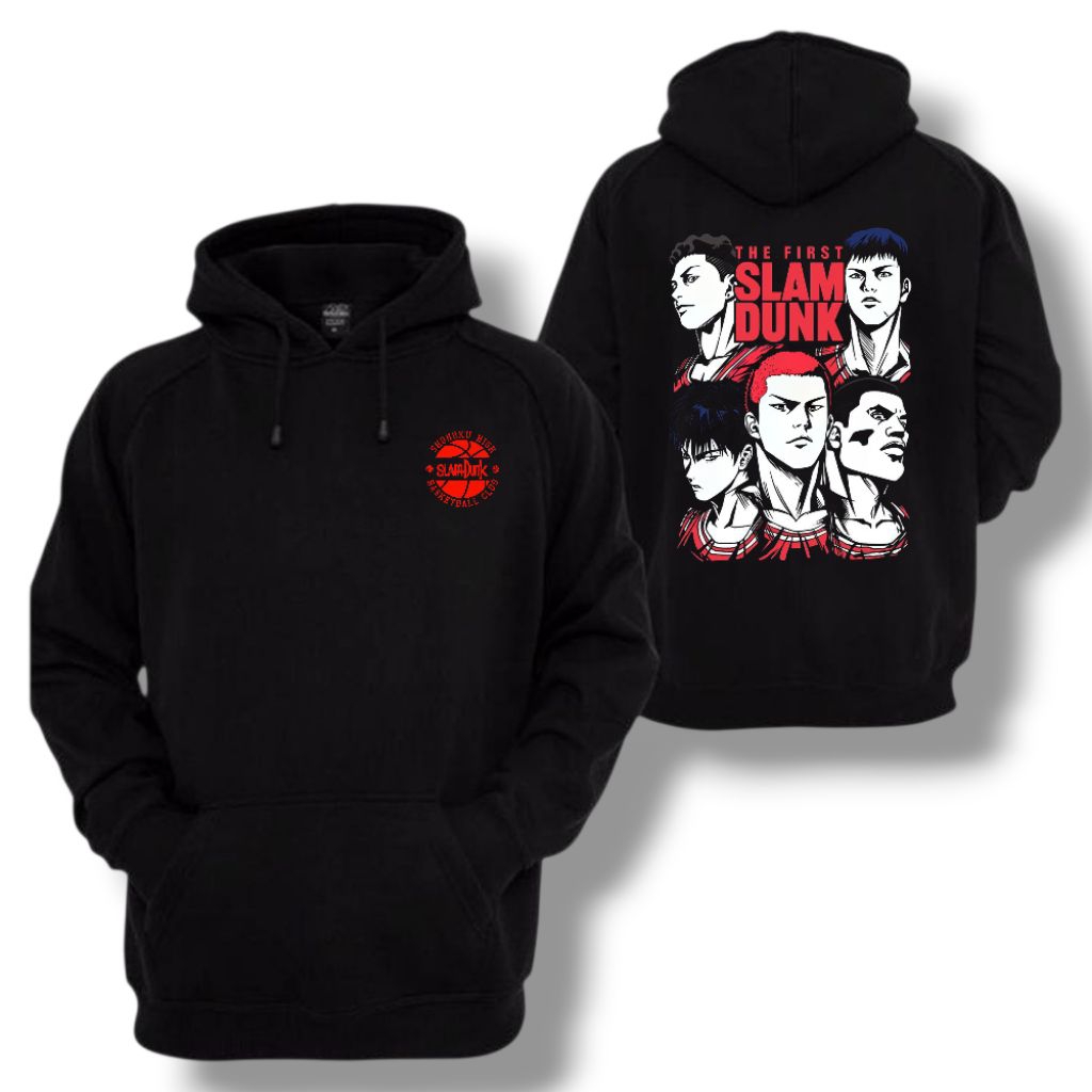 Sweater Hoodie Anime SHOHOKU The First Slam Dunk Jaket Hoodie Anime Slam Dunk L-XXL