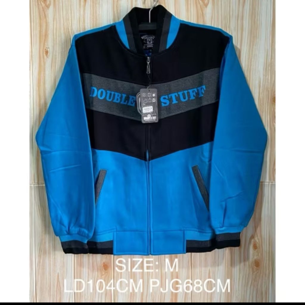 SWEATER FLECEE ZIPPER SWEATER DISTRO ORIGINAL
