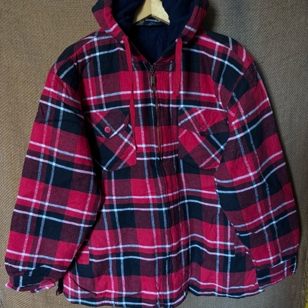 Menfield Jumbo Flannel Fleece Jacket Man
