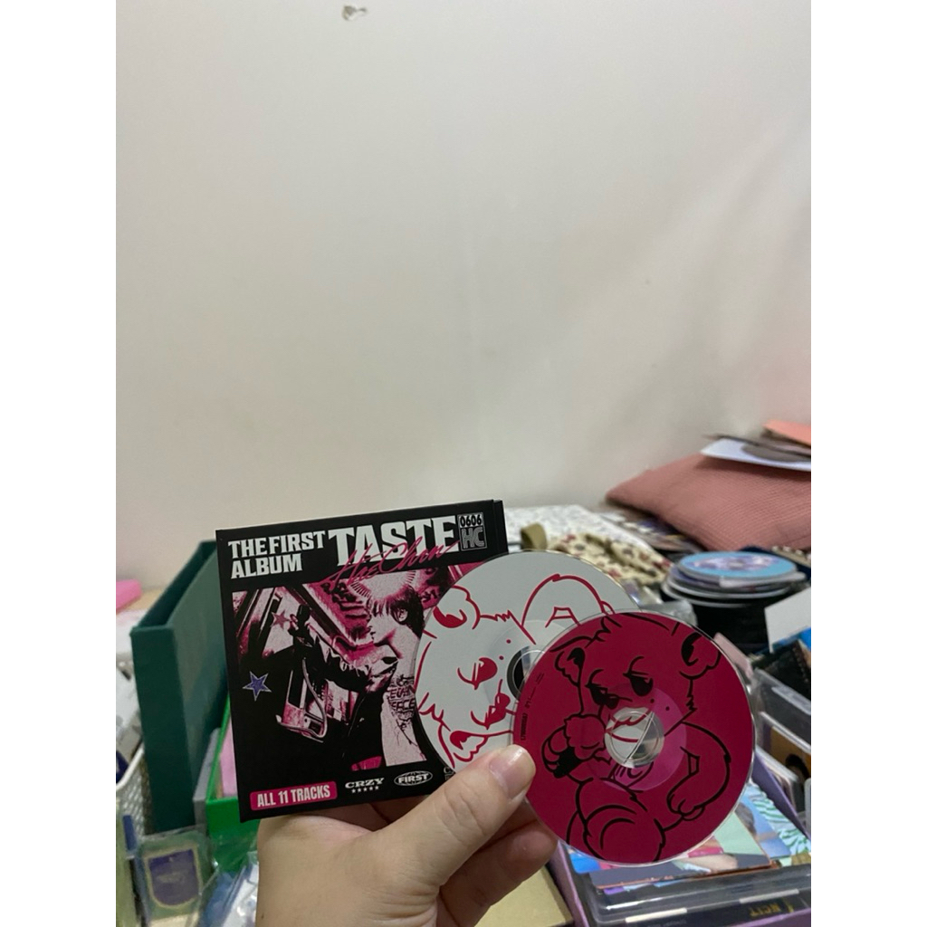 NCT Haechan Taste Tin Case — Official Album CD Only (2 CD + Tempat)
