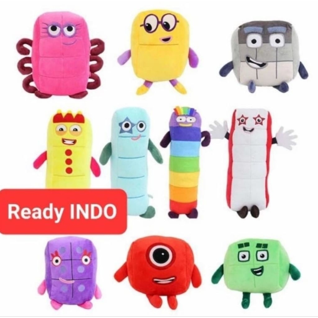 boneka numberblock number block numberblocks IMPORT