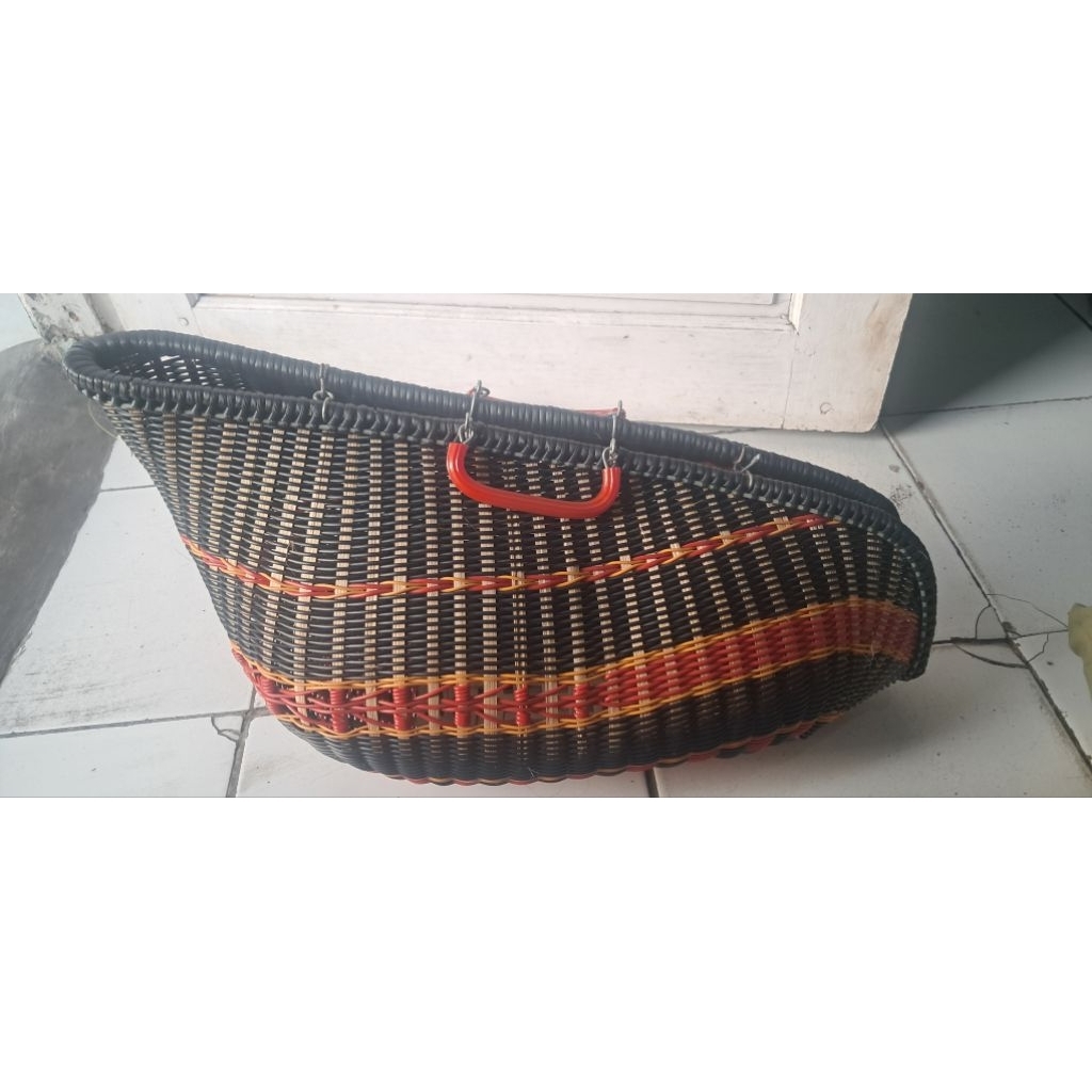 Kisa ayam fiber mewah kiso ayam model lurus tas ayam aduan kiso ayam jago bangkok