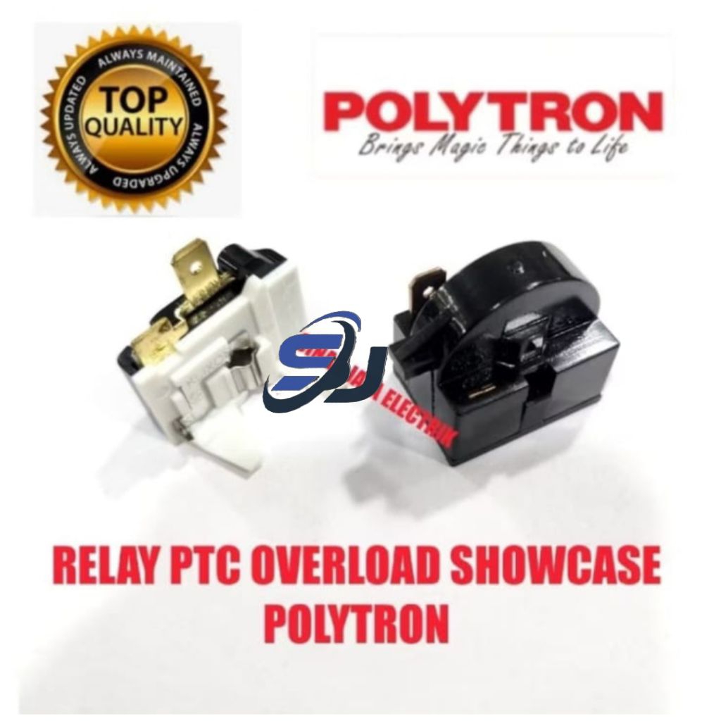 RELAY PTC OVERLOAD SHOWCASE / LEMARI PENDINGIN POLYTRON