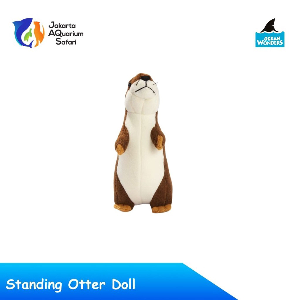 Jakarta Aquarium Safari - Boneka Berang Berang Laut Standing Otter