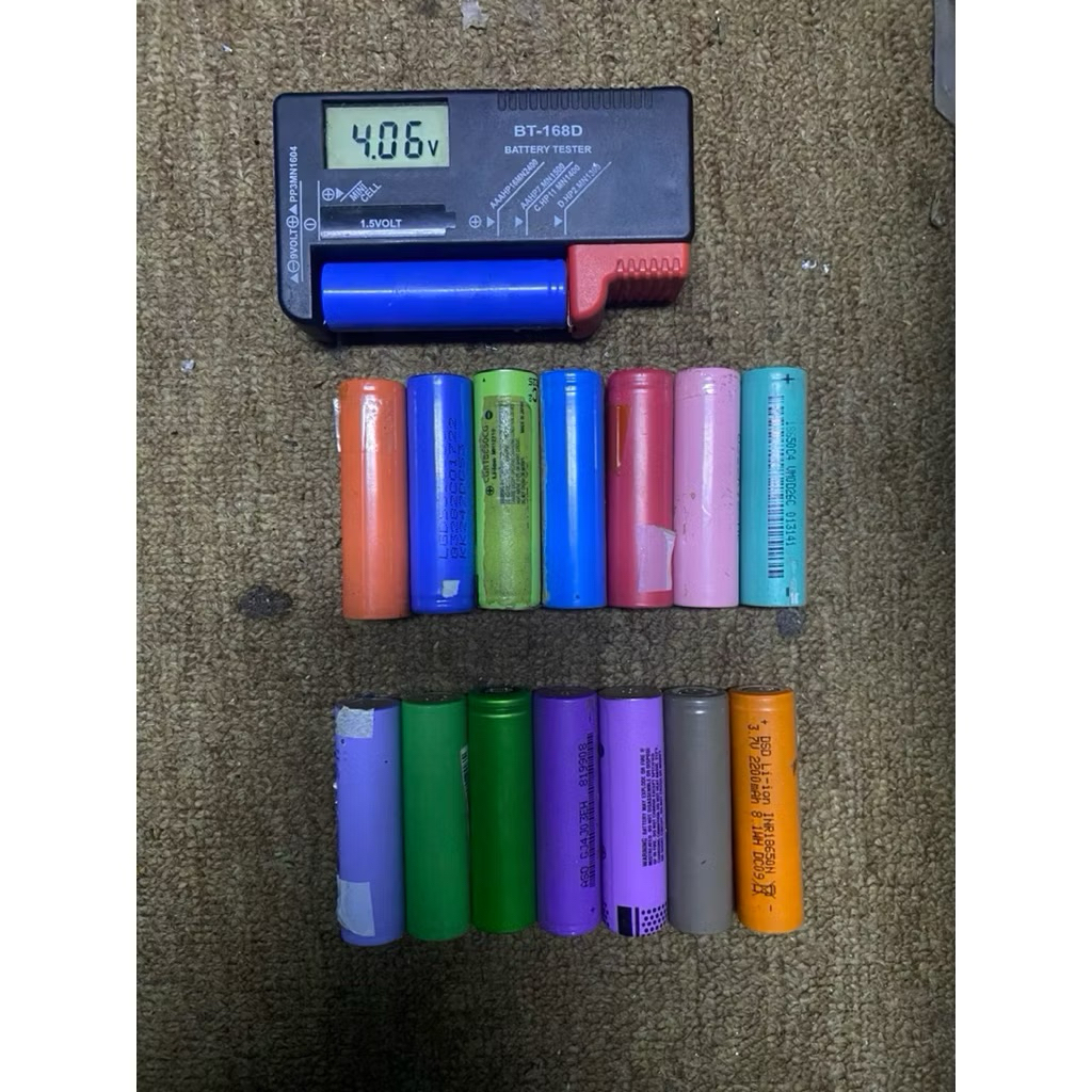 Baterai li-ion 18650 eks laptop