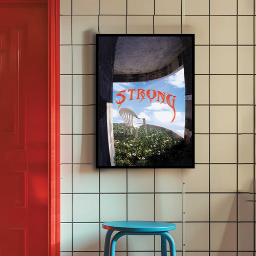 POSTER STRONG a3 | pajangan dinding | dekorasi kamar | hiasan kamar | poster keren |