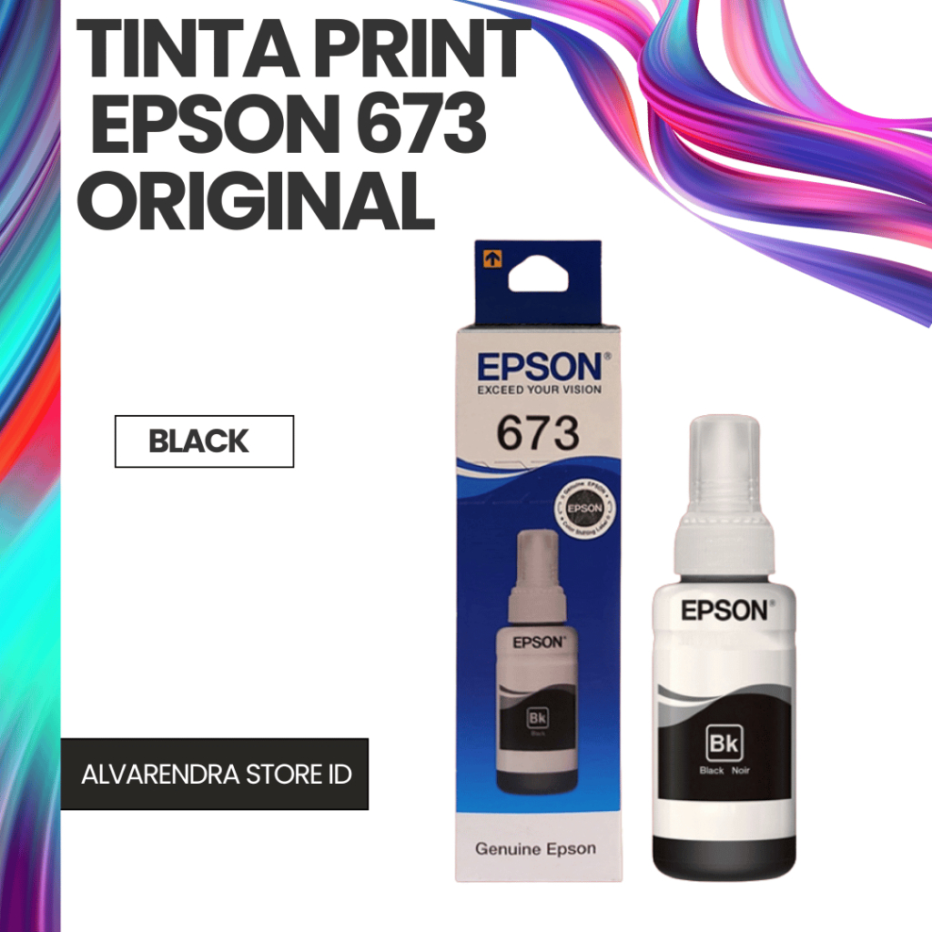 Epson 673 ORIGINAL  Variasi Black Cyan Yellow Magenta Light Cyan Light Magenta P6000 SO33  UNTUK PRI