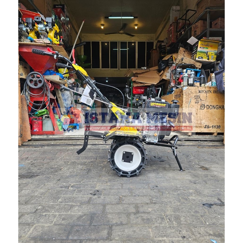MESIN BAJAK ROTARY TANAH TRAKTOR MINI DIESEL CULTIVATOR FIRMAN FTL 900 HD