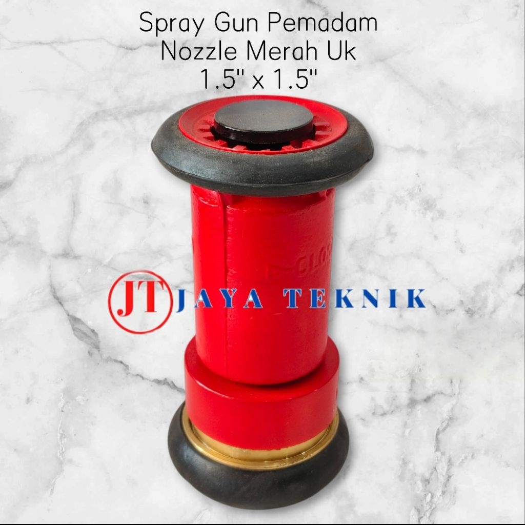 Nozzle Gun Pemadam Red Uk.1.5" | Nozzle Pemadam Kebakaran