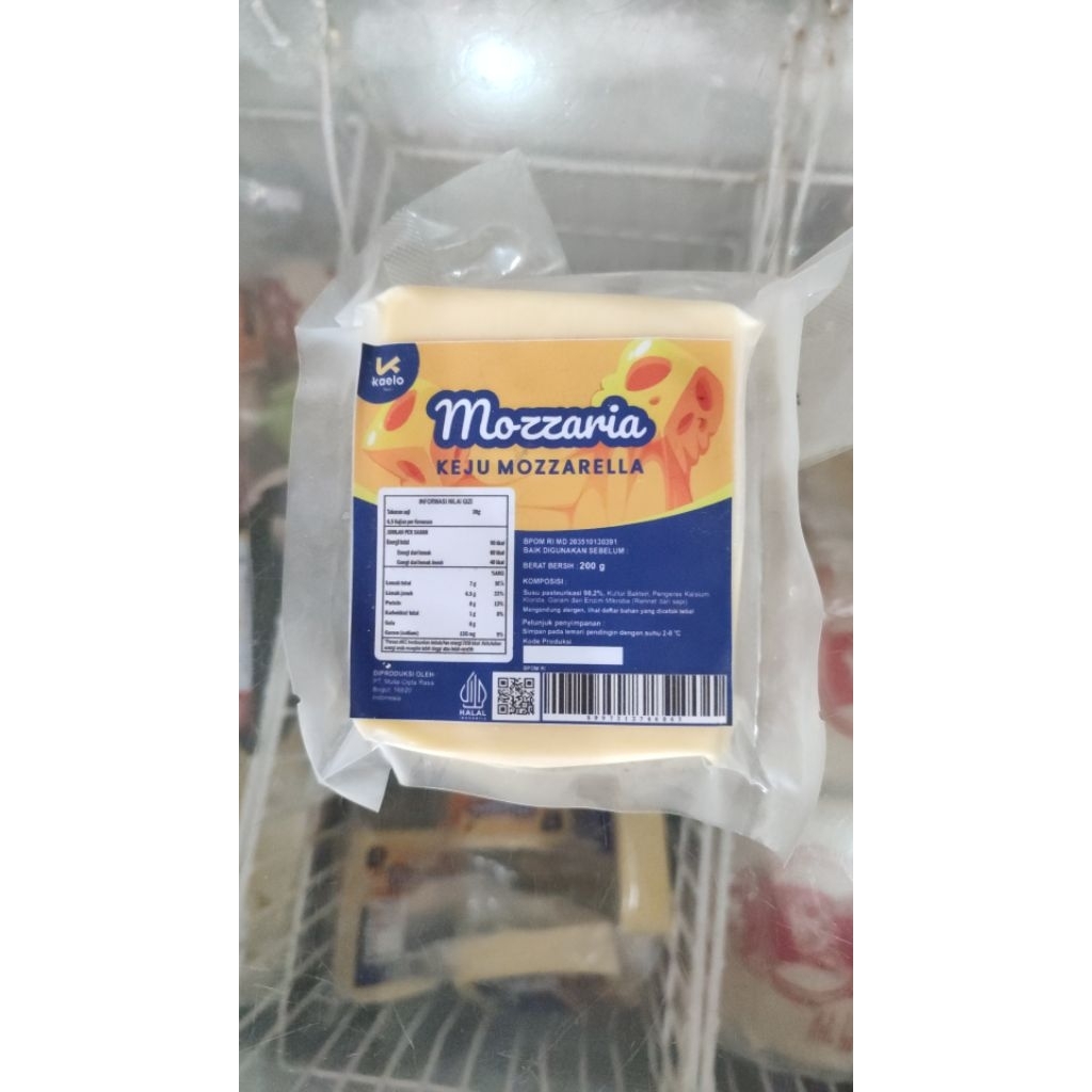Keju Mozarela Mozzaria