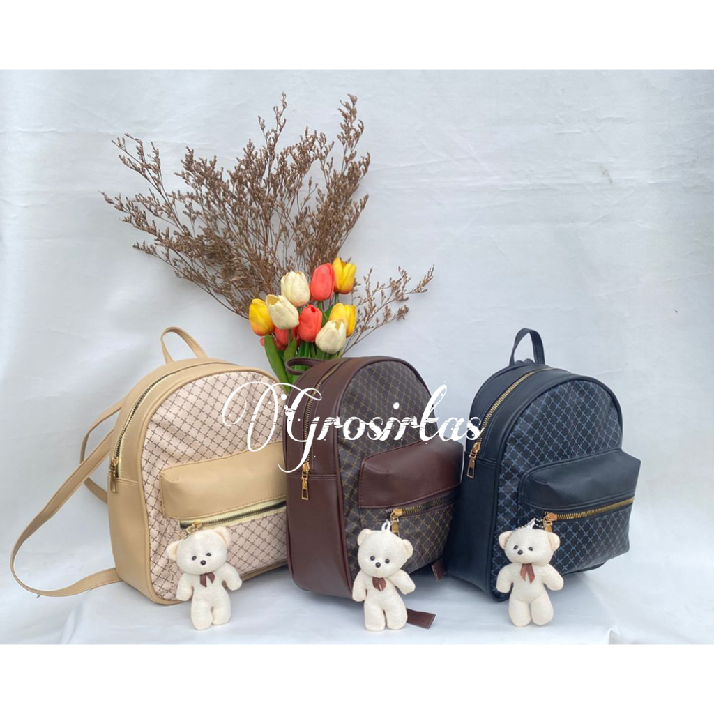 GROSIRTAS-Tas Ransel Wanita JINJU | Tas Ransel Terkini | Tas Ransel viral tik tok | Tas Ransel kekin