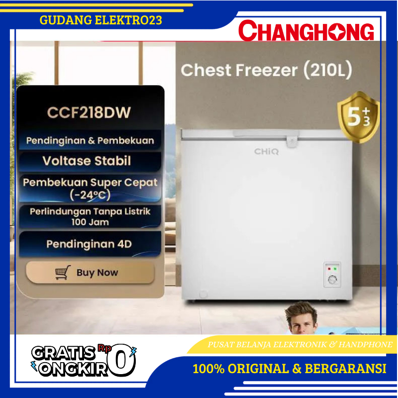 BOX FREEZER CHANGHONG CHIQ 210 200 LITER TERBARU TAHAN 100 JAM MATI LAMPU Garansi Resmi