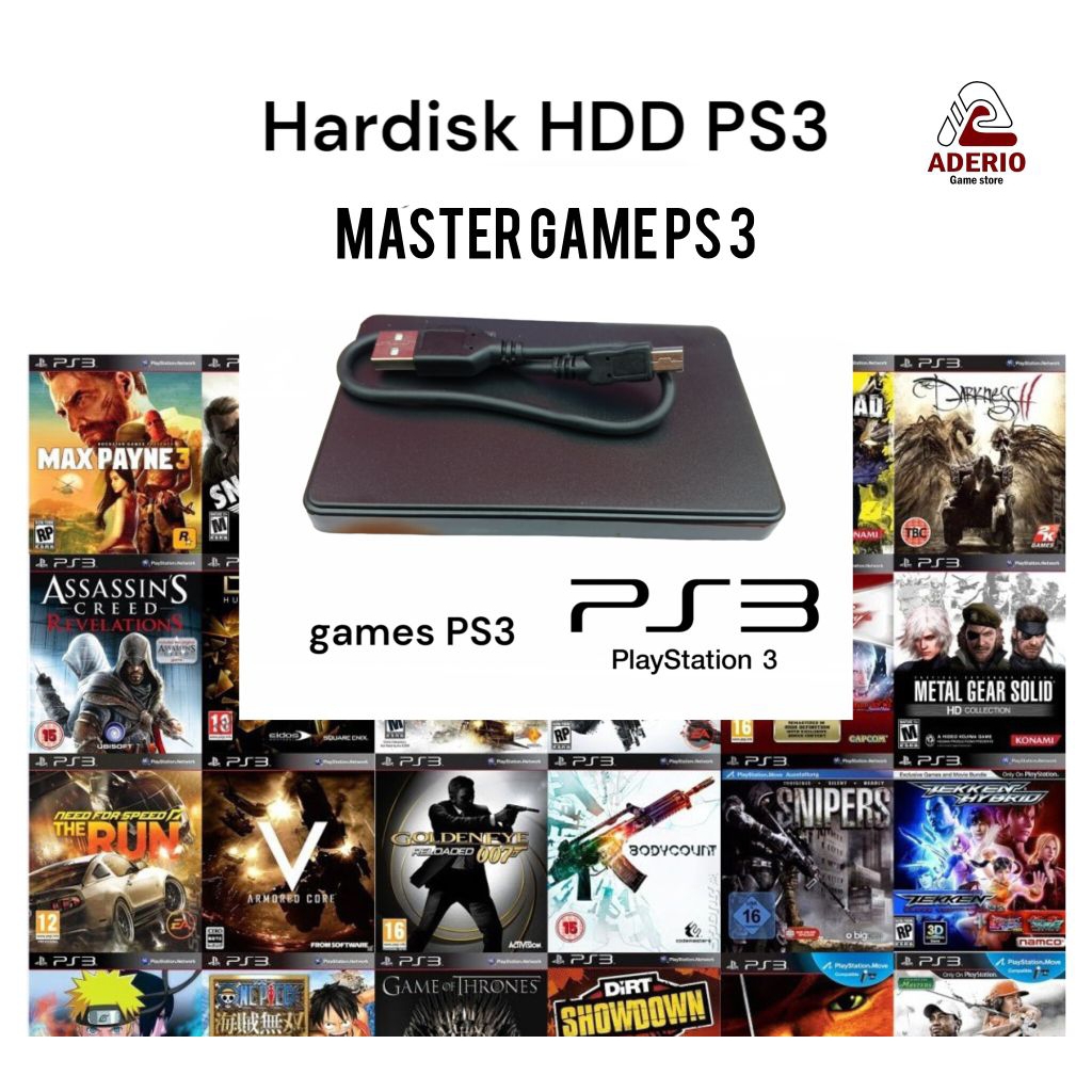 MASTER GAME PS3 (  HARDISK EKSTERNAL )