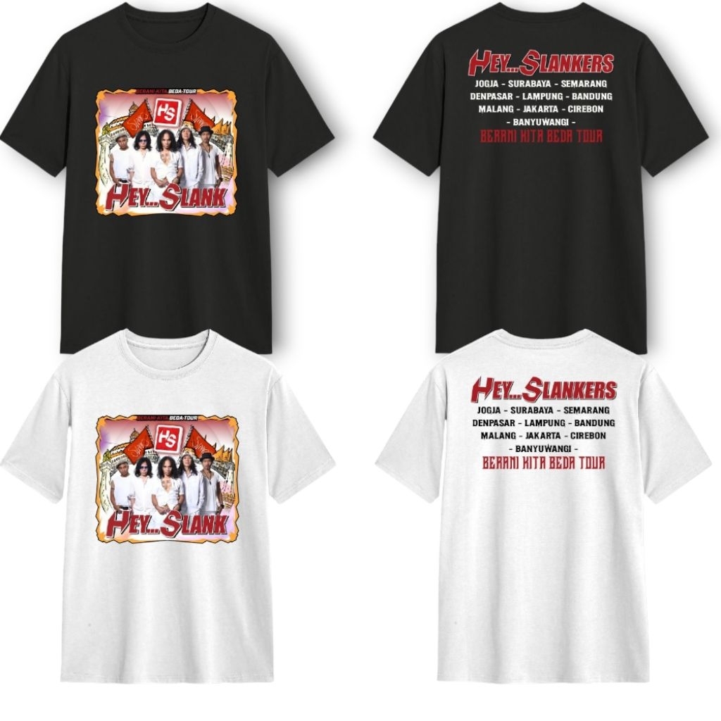Kaos Slank Tour Brani kita beda - Kaos Slankers - slank Store - Kaos Slank