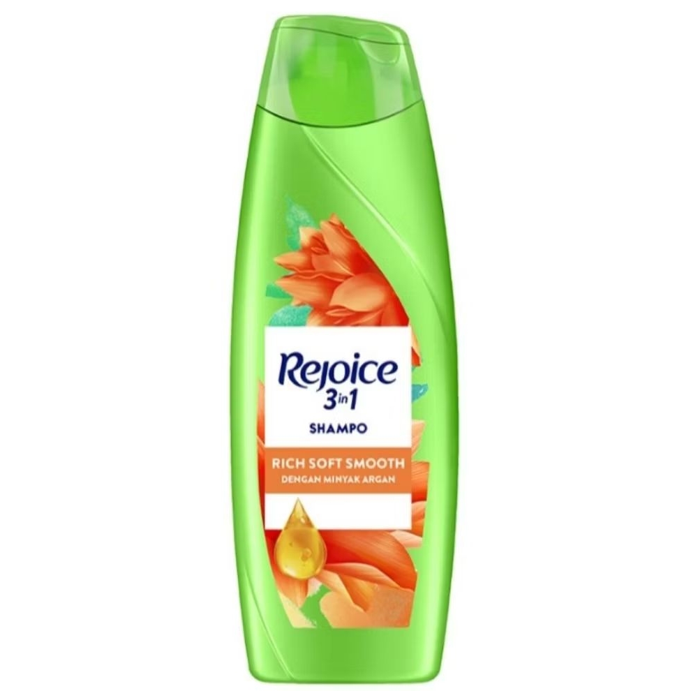 Rejoice Sampo Rich Halus Lembut Botol 340 ml