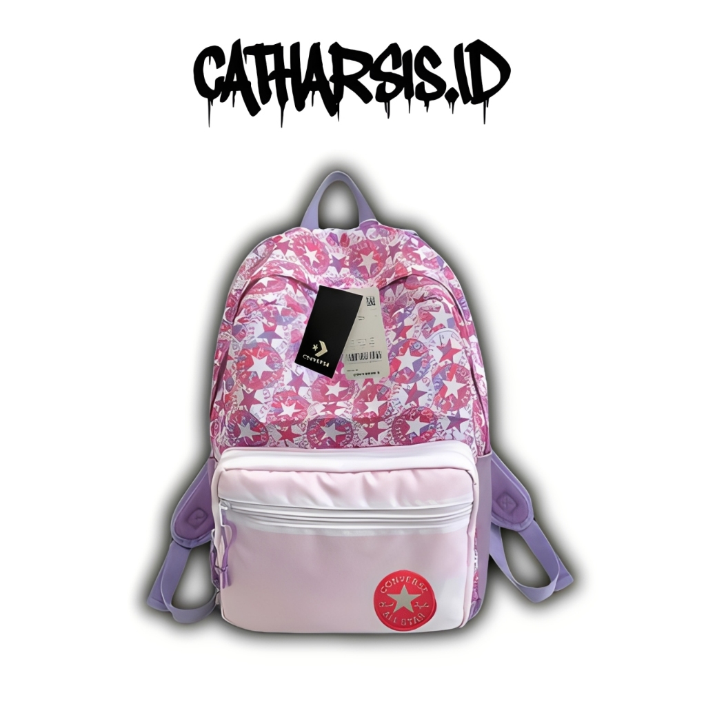 100% ORI✅ - TAS CONVERSE GO 2 PINK BINTANG TERLARIS - CONVERSE BACKPACK - TAS ALL STAR - TAS CONVERS