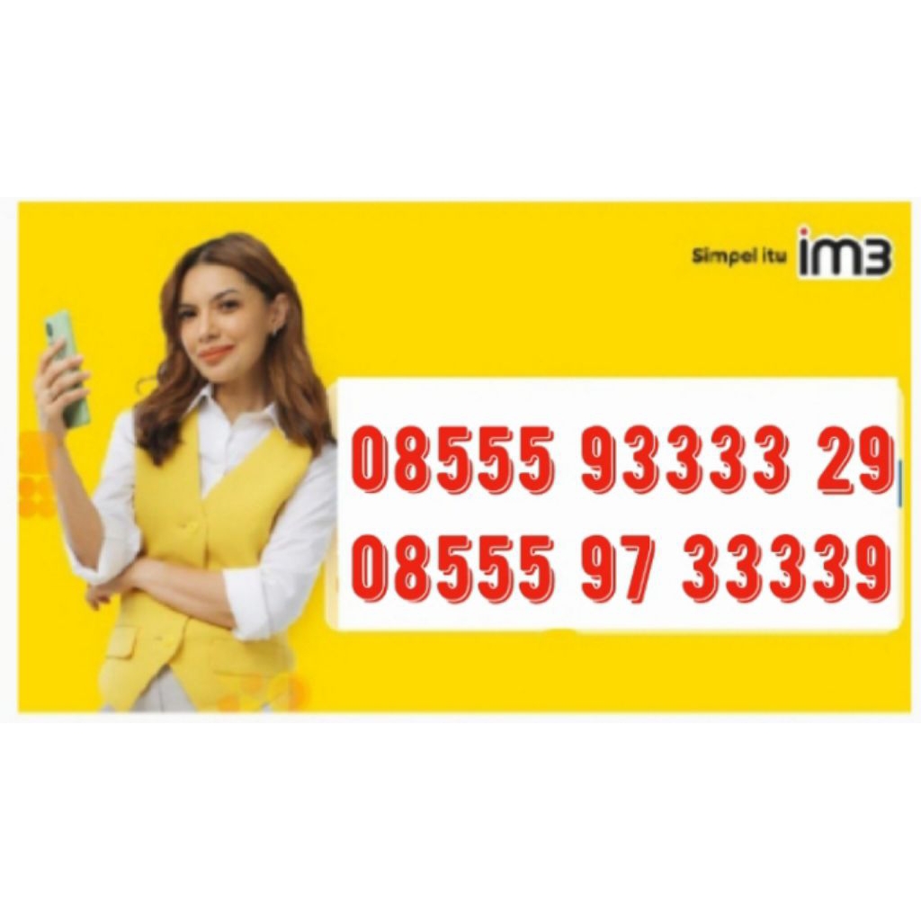 nomor cantik super cantik tripel dan kwarted Indosat