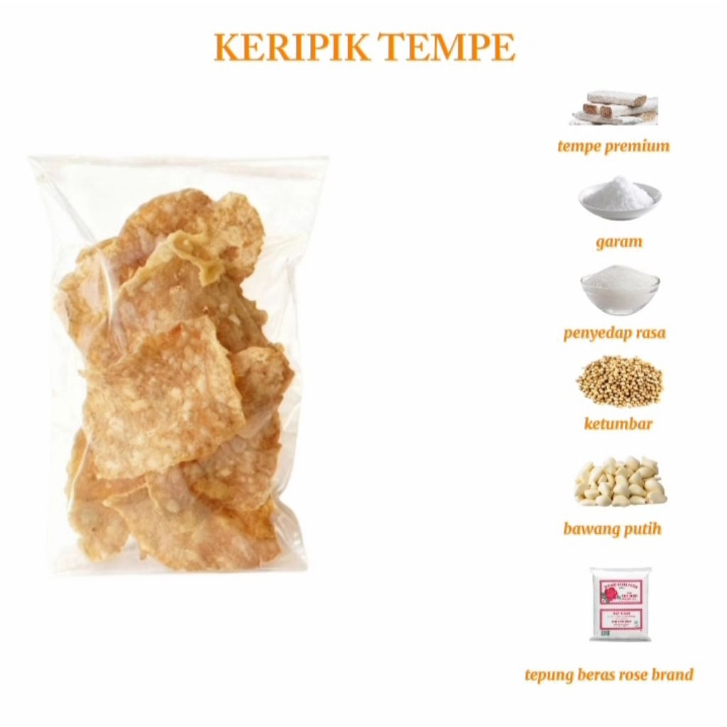 Snack serba 5000 | keripik tempe crispy home made