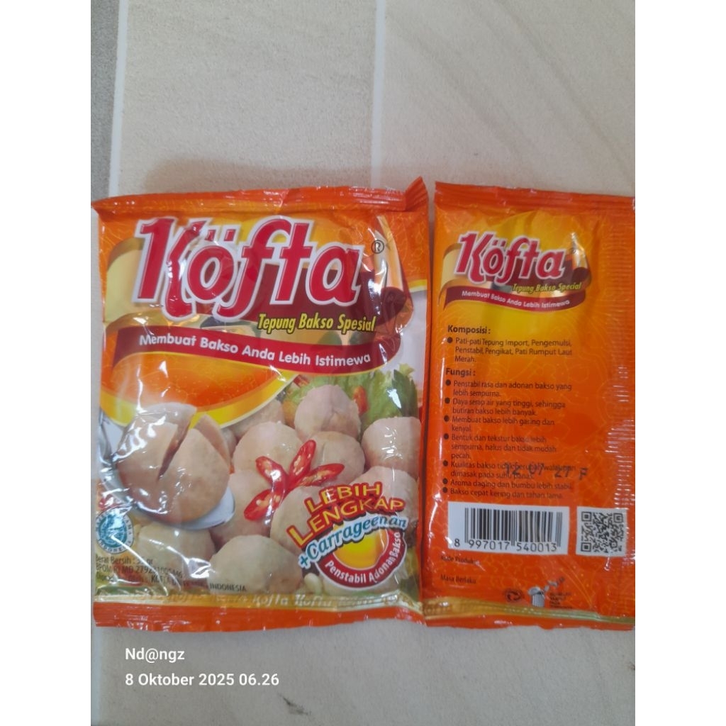 kofta tepung pengenyal bakso 32gr