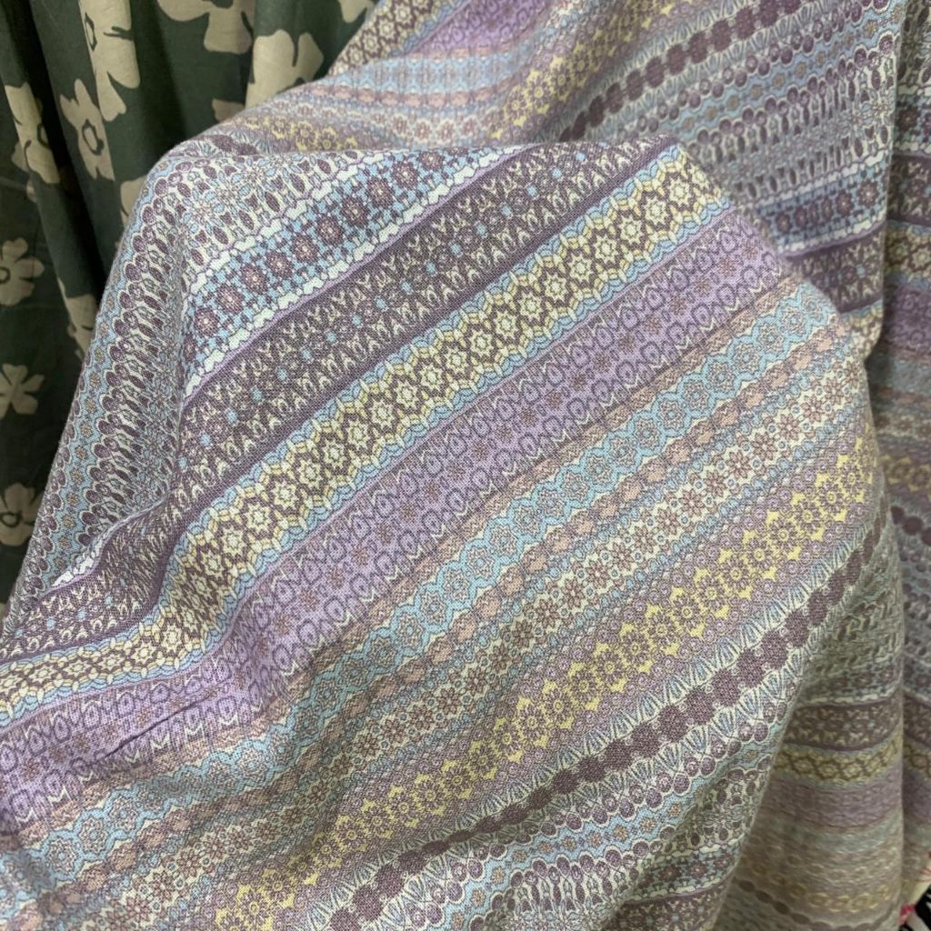 kain linen motif etnik - kain linen motif - kain linen premium - kain motif premium