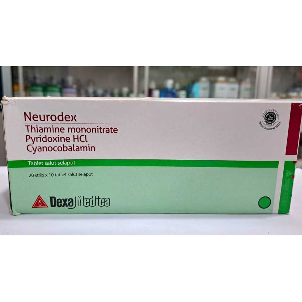 Neurodex 𝟏 𝐒𝐓𝐑𝐈𝐏 𝐈𝐒𝐈 𝟏𝟎 𝐓𝐀𝐁𝐋𝐄𝐓 - Suplemen Vitamin B Complex
