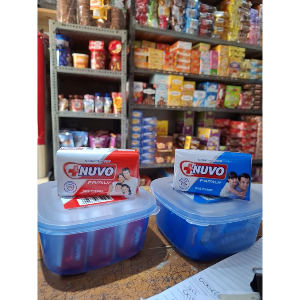 Nuvo Sabun Batang Tepak Isi 4 – Paket Hemat Sabun Mandi Segar
