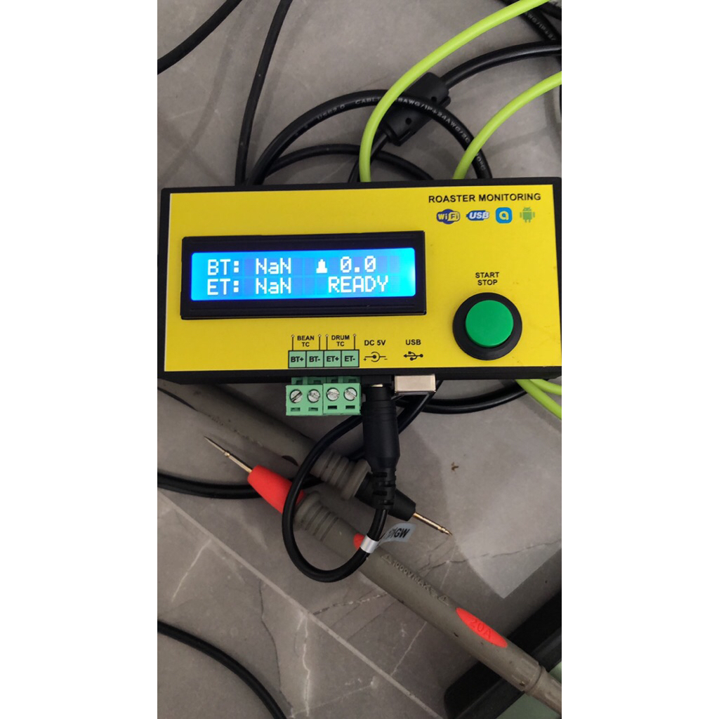 artisan roaster monitoring mesin roasting sangrai kopi wifi android