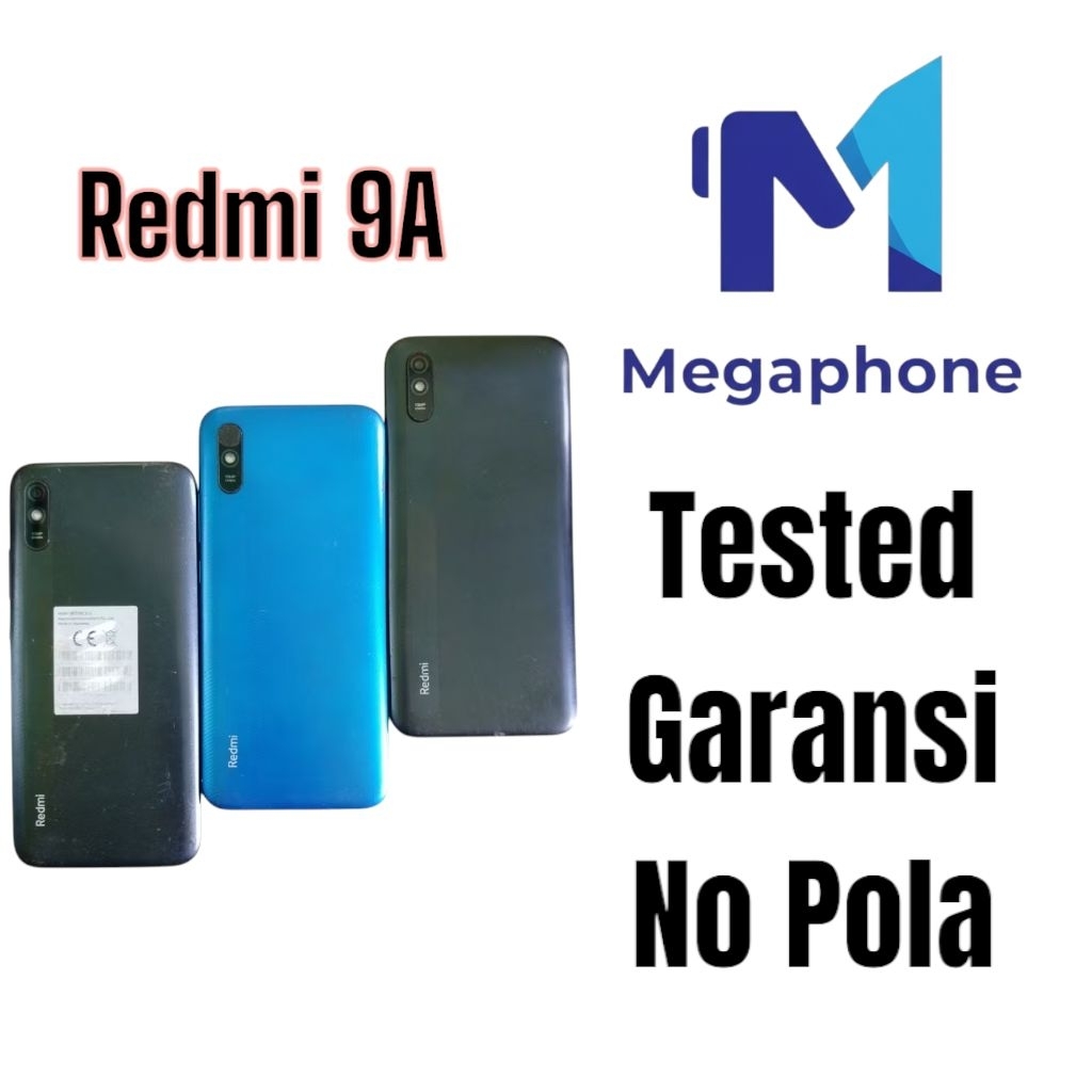 Mesin Redmi 9A Minus LCD Tested No Pola