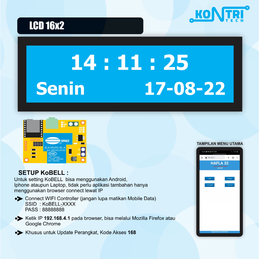 Bell Otomatis Sekolah Wifi (koBELL)