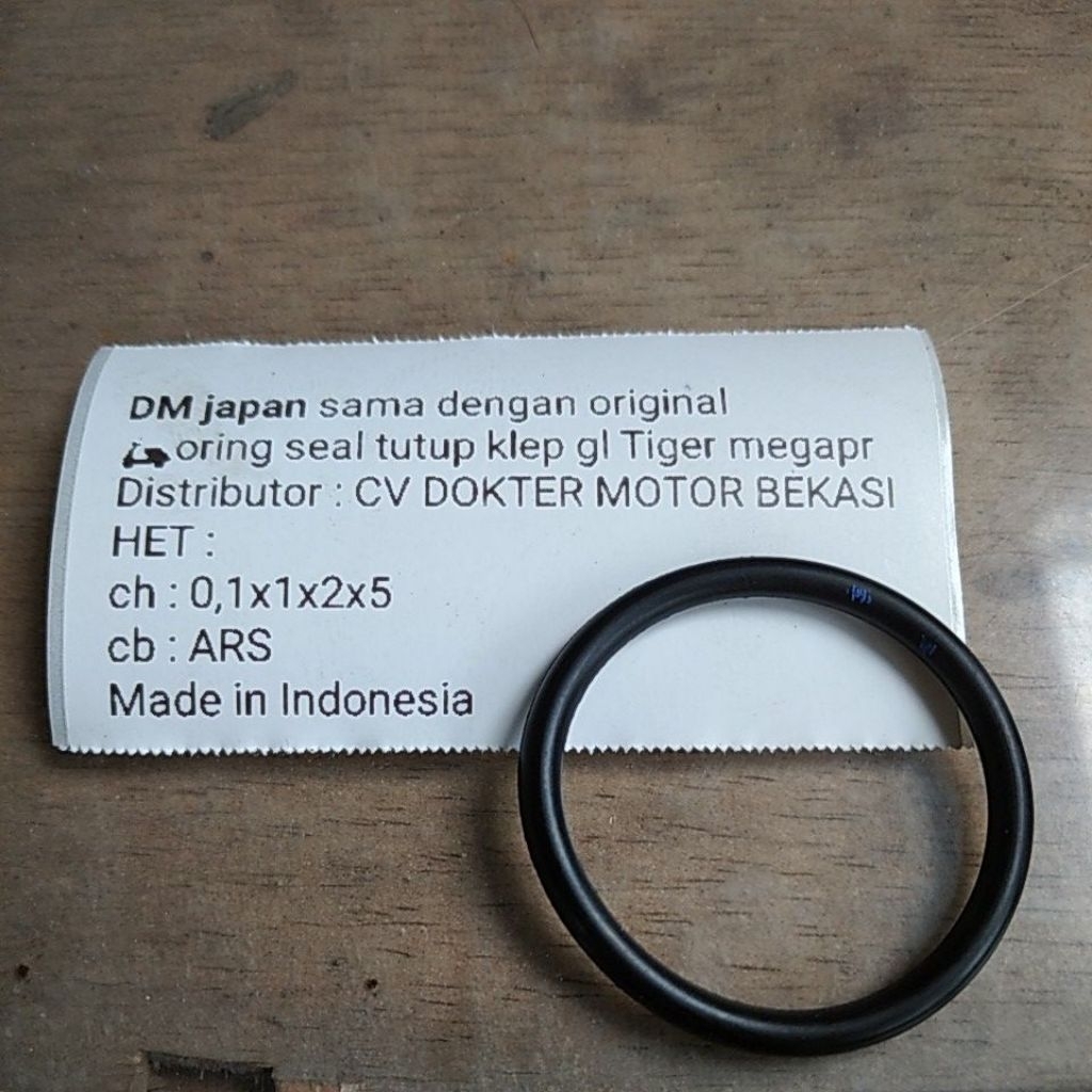 oring seal sil tutup klep Megapro Tiger gl Honda original DM Japan