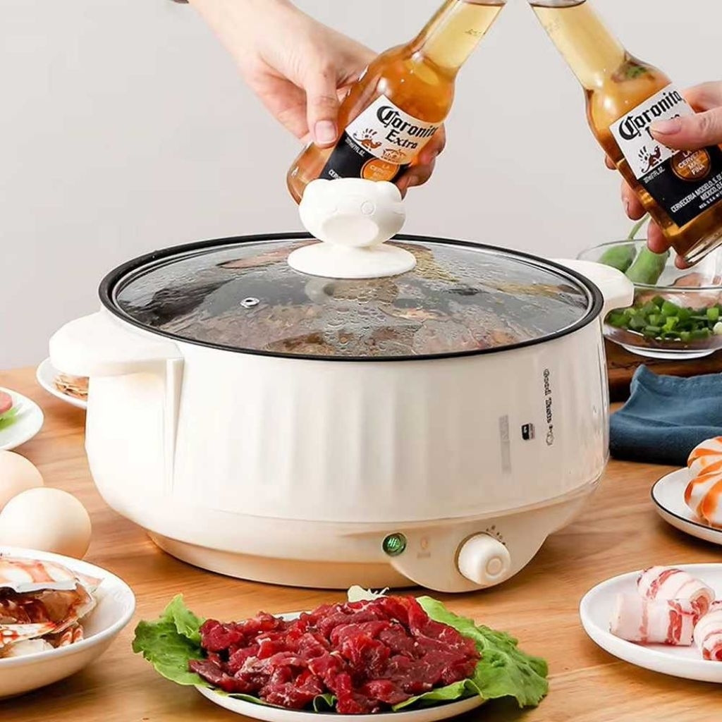 Panci Listrik Serbaguna Anti Lengket Panci Multifungsi Electric