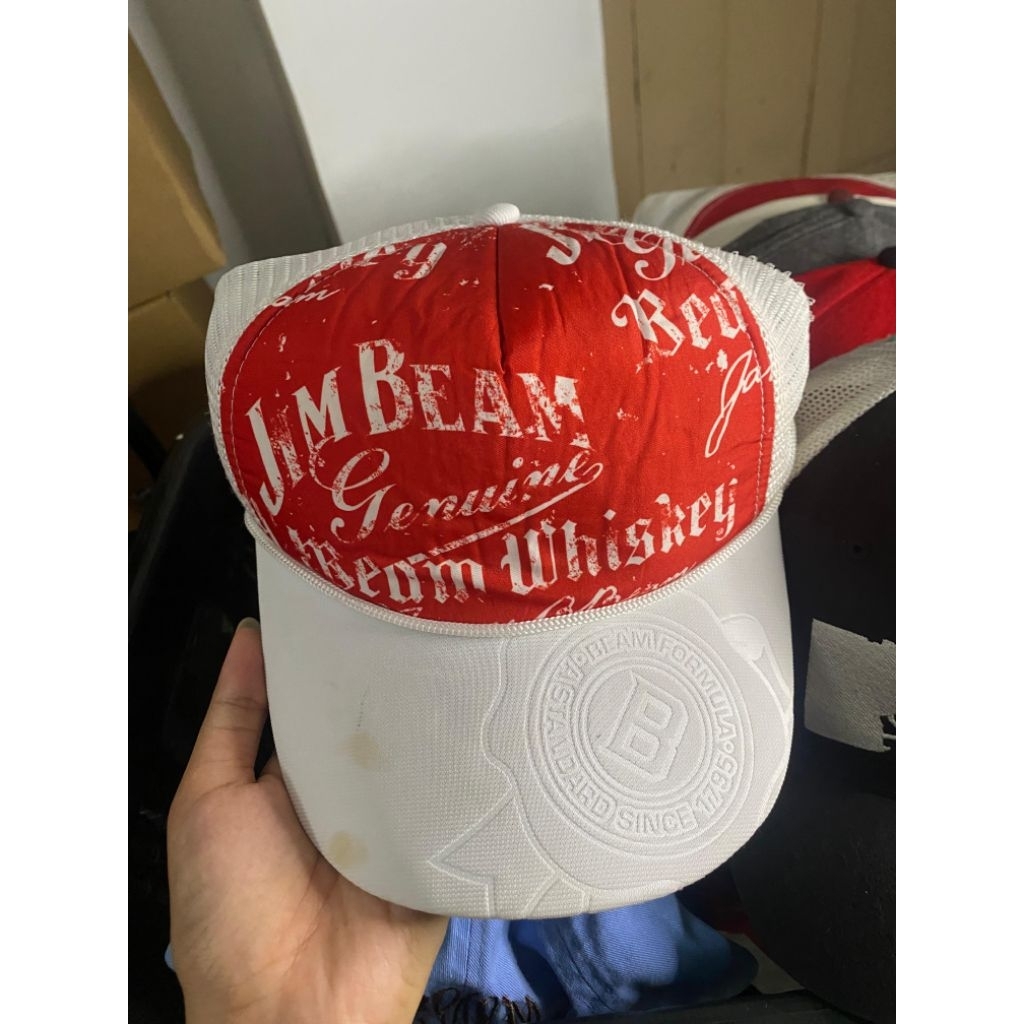 TOPI TRUCKER JIM BEAM ORIGINAL