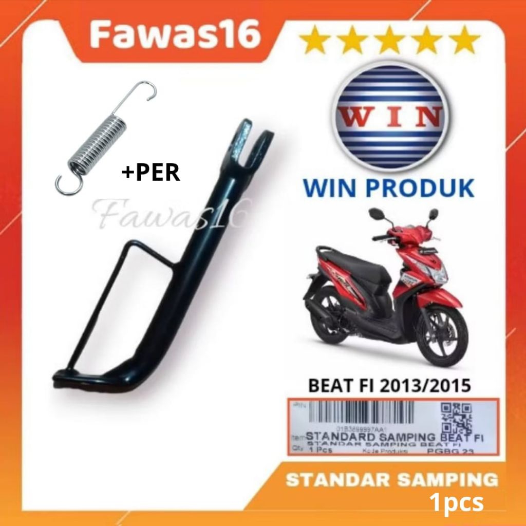 standar samping beat fi 2013/2015 standar 1 merk win original