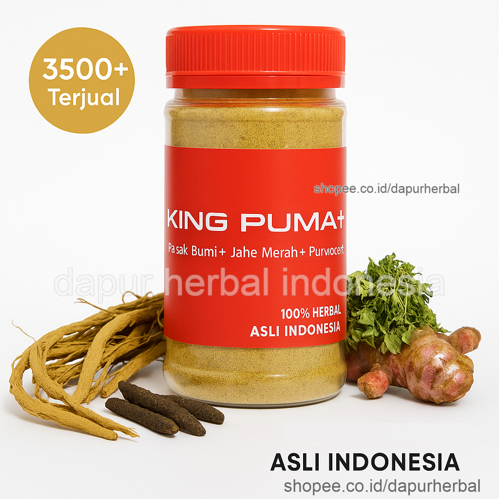 Jahe Merah plus Purwoceng dan Pasak Bumi