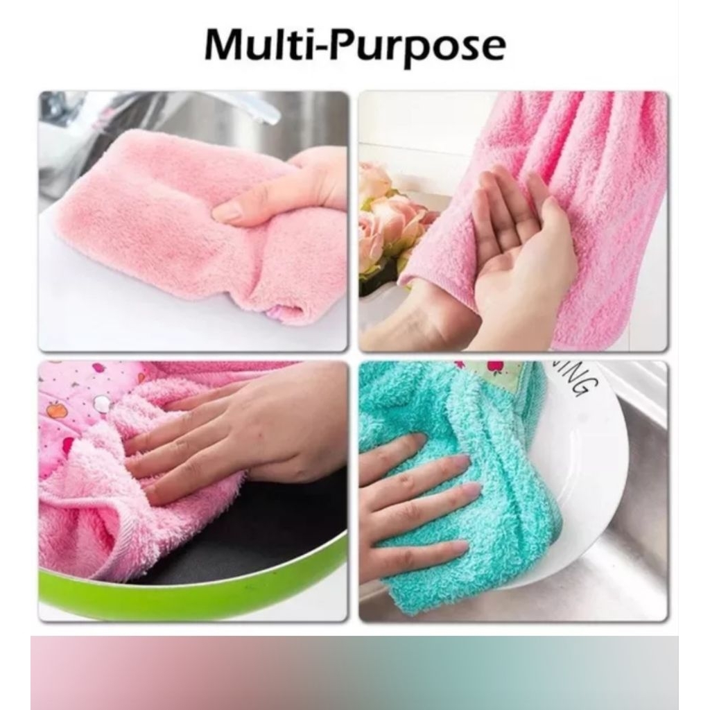 Lap Tangan Gantung motif buah / Lap Handuk gantung lucu / Kain Lap