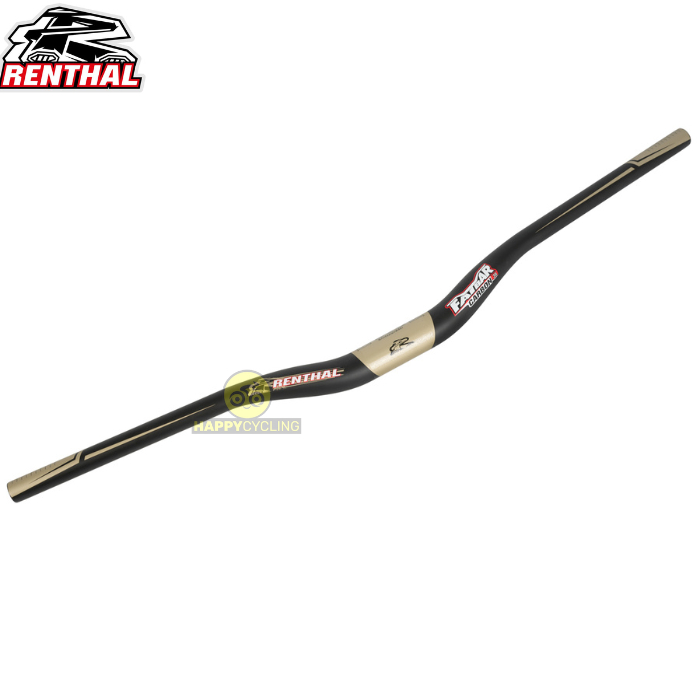 Handlebar Stang Sepeda MTB Renthal Fatbar Carbon Clamp 35mm 800mm x 30 Rise Happy Cycling