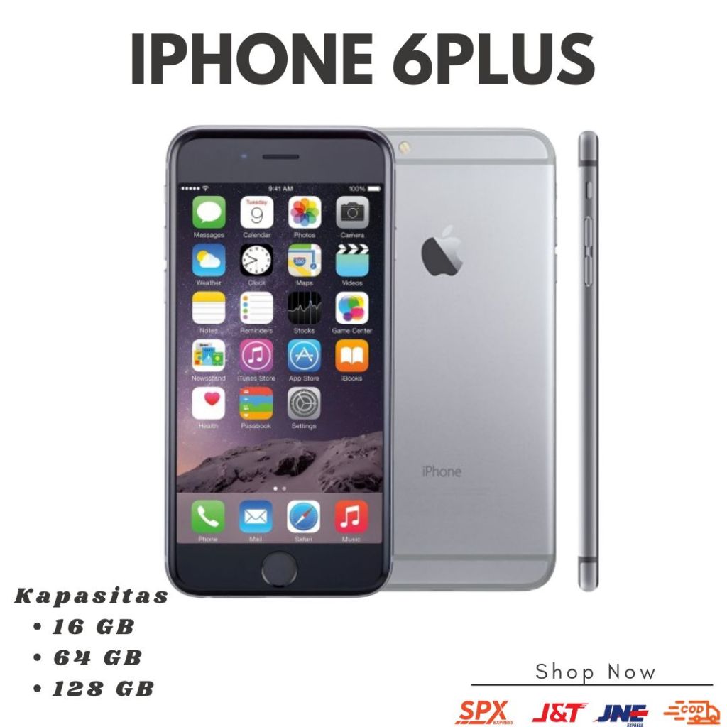 HANDPHONE IPHONE 6 PLUS SECOND BERKUALITAS WIFI-ONLY || HP IPHONE 6PLUS SECOND MURAH