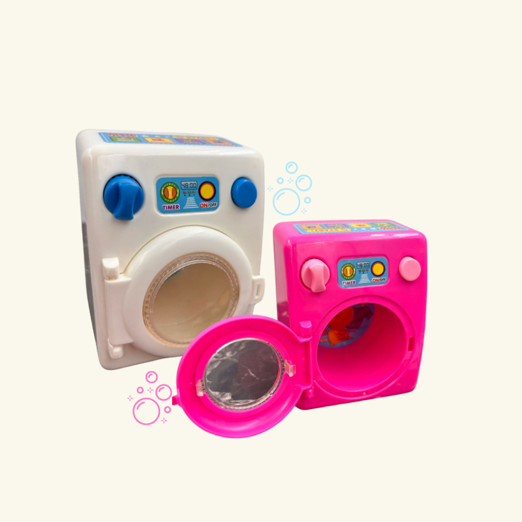 Mainan Mesin Cuci Mini Anak Elektrik Edukatif
