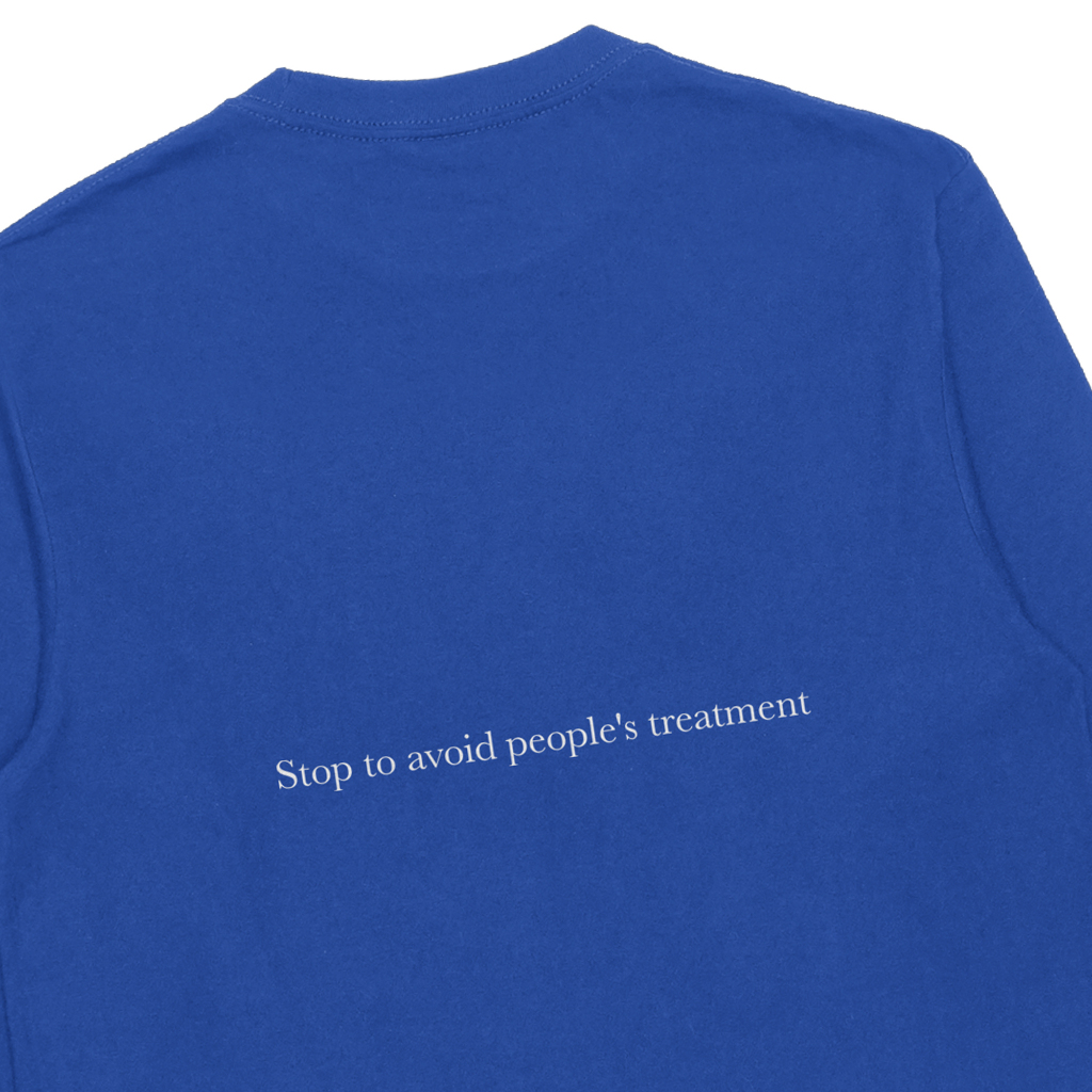 Troy Company Longsleeve Tshirt Benhur Problematic - Kaos Lengan Penjang Biru Benhur LS 3353