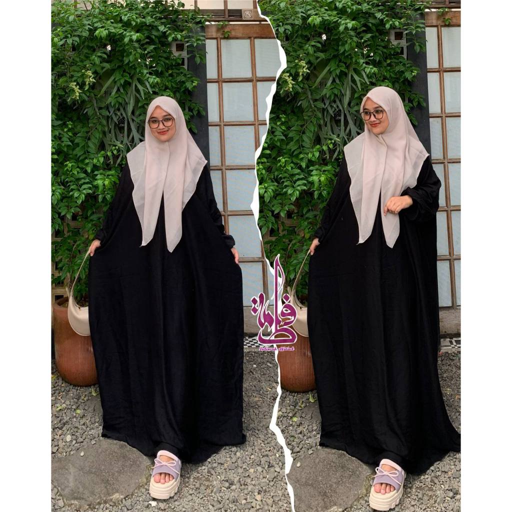 Gamis kaftan Polos Terbaru Kaftan abaya Lengan Panjang busui Resleting Jumbo Kaftan Daster Kekinian