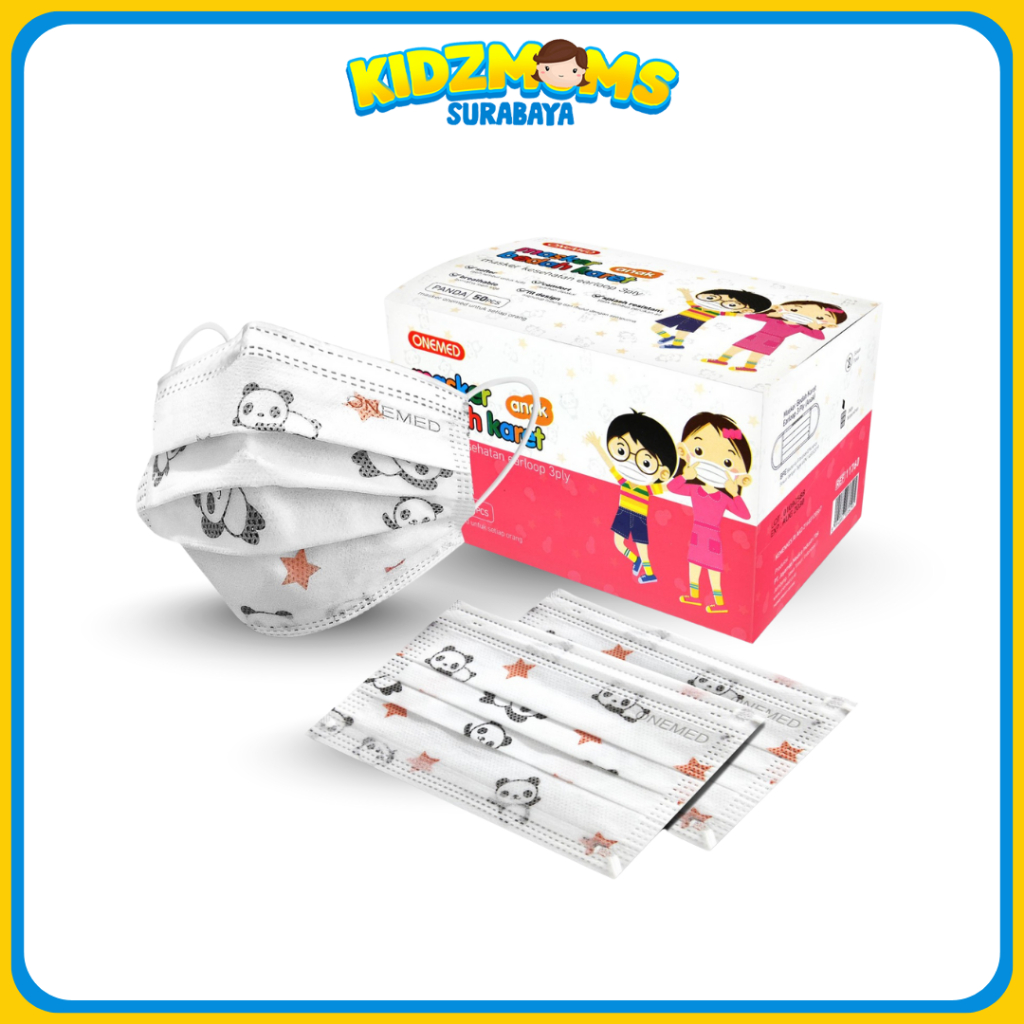ONEMED Masker 3ply Anak Motif / Masker Anak Onemed Masker Medis Onemed Anak