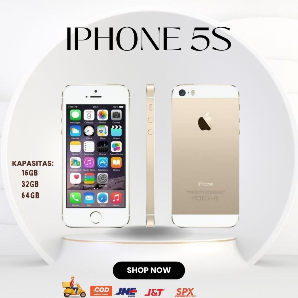 HP IPHONE 5S SECOND MURAH BERKUALITAS || IP 5S WIFI ONLY KAPASITAS 16GB |32GB|64GB