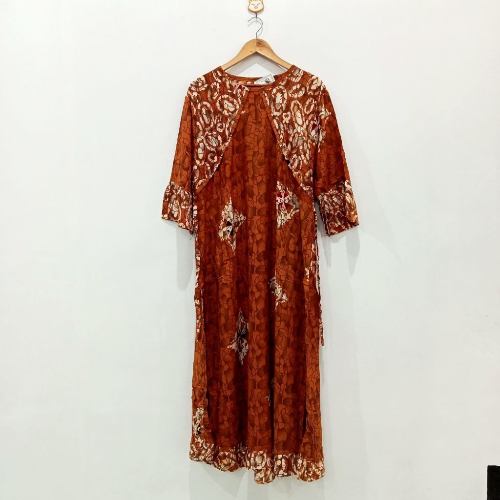 Daster Batik Sammy/Daster Batik Panjang Lengan 3/4/Daster Batik Kekinian